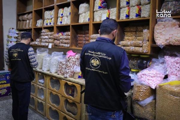 أكثر من 1300 ضبط تمويني بحق فعاليات مخالفة بريف دمشق خلال الشهر الماضي