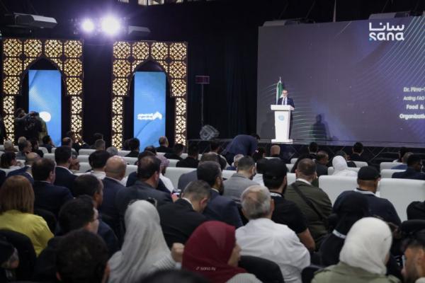انطلاق المعرض والمؤتمر الدولي لقطاعات الزراعة والغذاء والصناعة بدمشق بمشاركة أكثر من 200 عارض