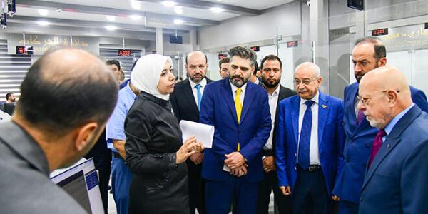 افتتاح مديرية الشركات بدمشق بعد إعادة تأهيلها وتطوير خدماتها