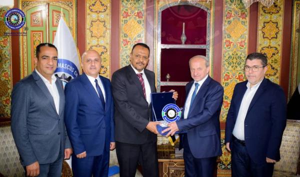 غرفة الصناعة تستقبل القائم بأعمال السفارة السودانية في سورية