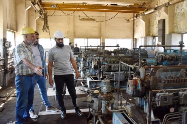 إعادة تشغيل خط نقل المواد البترولية بين حمص وحماة