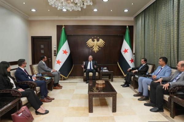 المالية يبحث مع وفد من وزارة الخزانة الأمريكية التقدم في دمج سورية بالنظام المالي العالمي